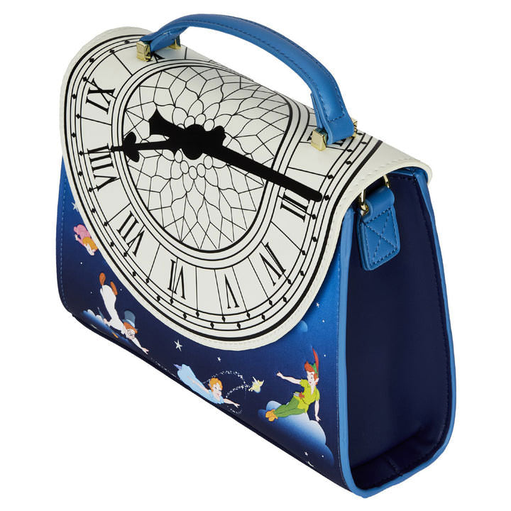 Loungefly Peter Pan Clock Glow in the Dark Crossbody Bag