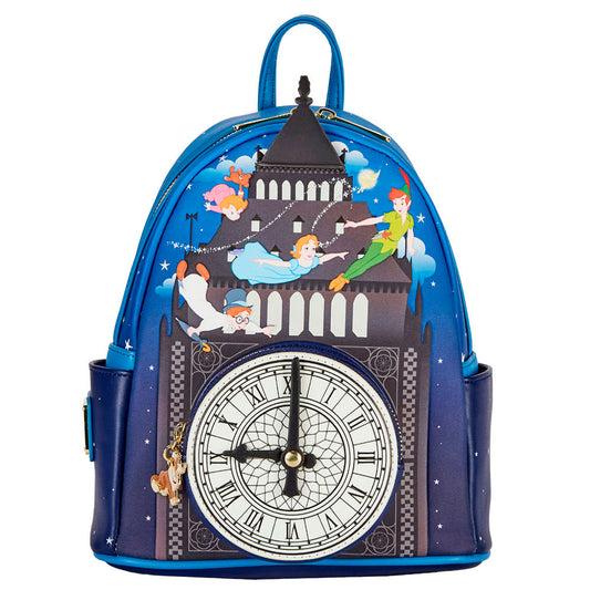 Loungefly Peter Pan Clock Glow in the Dark Mini Backpack